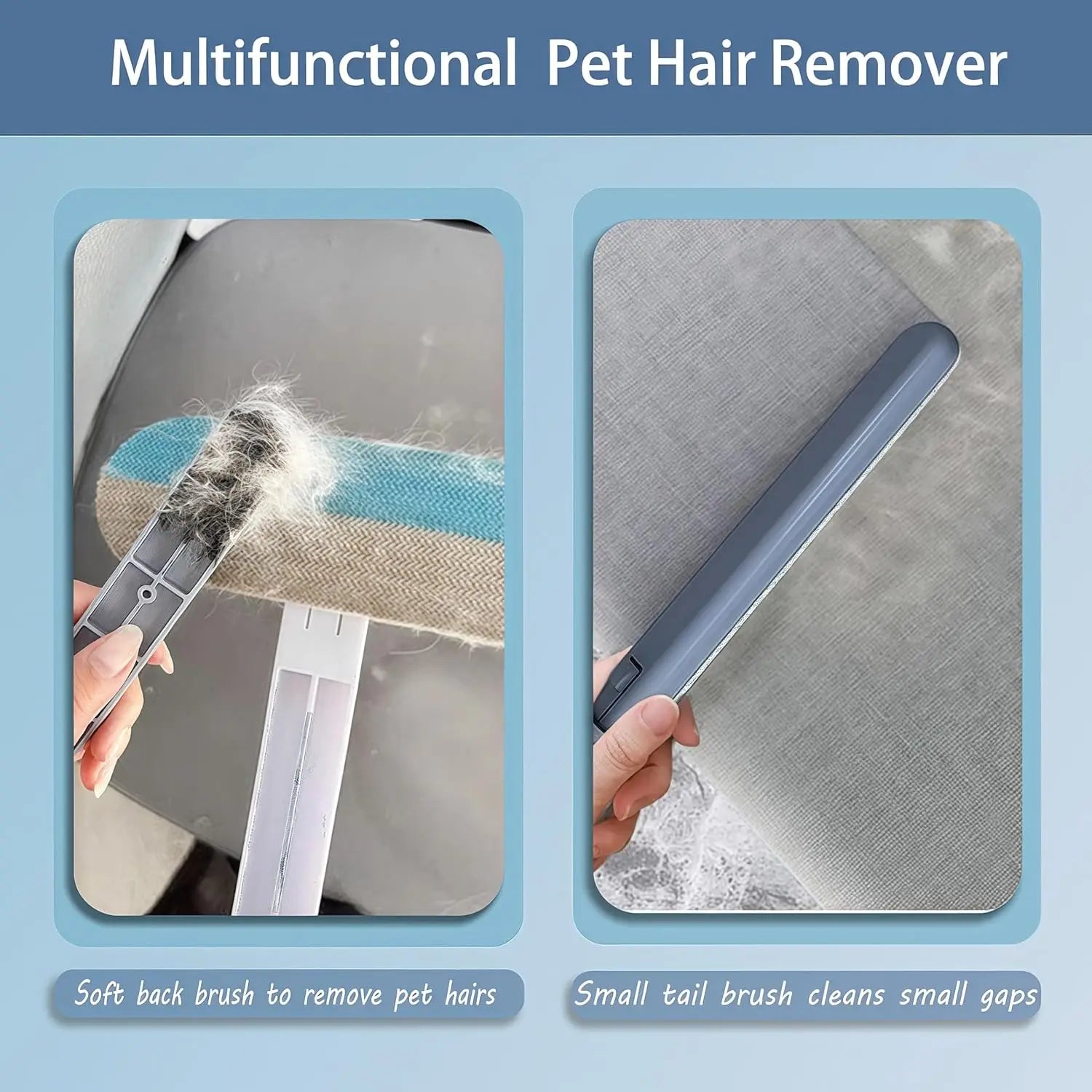 BelleHome™ Multi-Surface Cleaning Brush & Pet Hair Remover